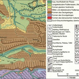 Ausschnitt aus: Geomorphologie und Naturräume