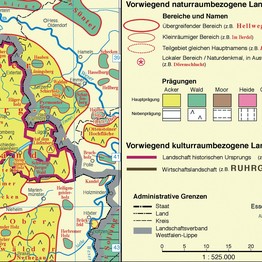 Ausschnitt aus: Landschaften und Landschaftsnamen