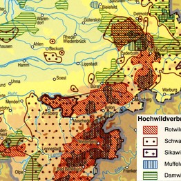 Ausschnitt aus: Baumarten, Waldbesitzer und Hochwild